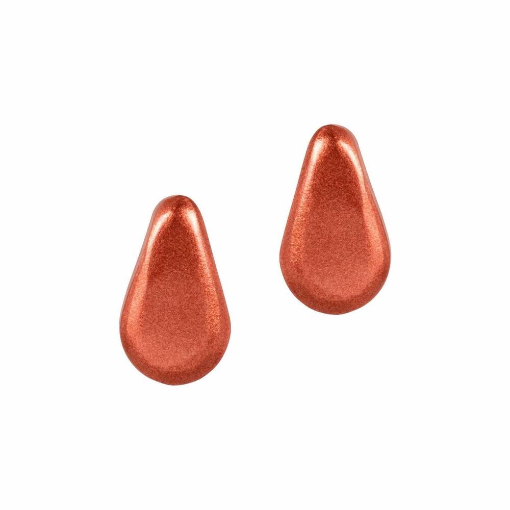 NEW SUNSHINE TIENDA women's mini atole studs in red